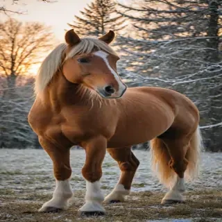 pictures of christmas horses