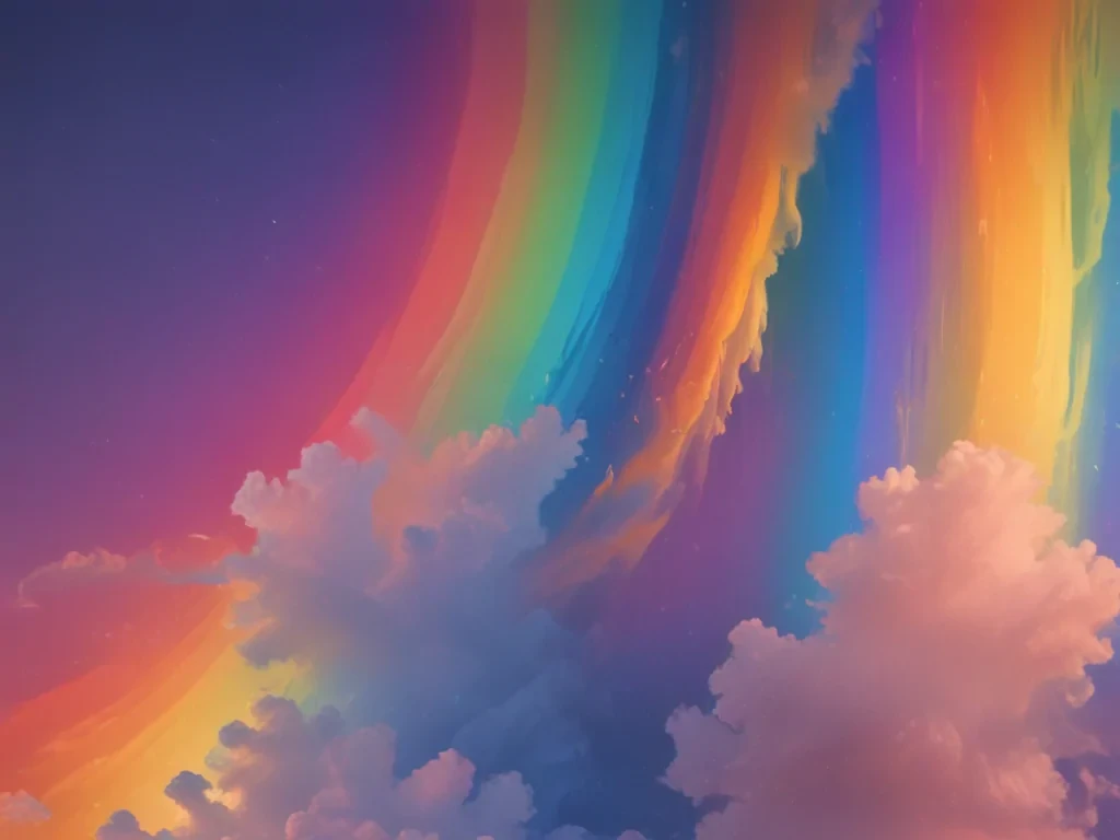 aesthetic wallpapers rainbow