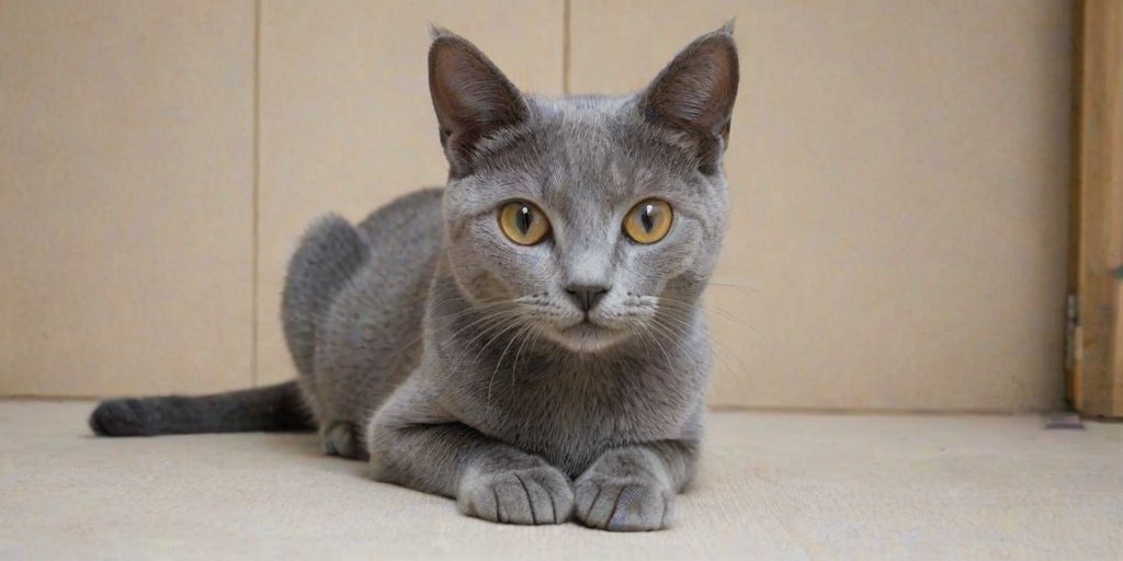 grey cat