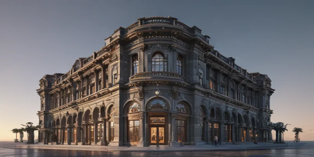 Stunning Historic Building with Intricate Architecture and Elegant ...
