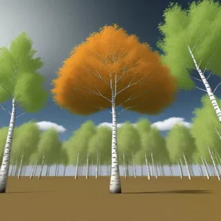 birch tree png