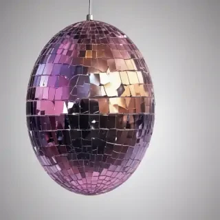 transparent background disco ball png
