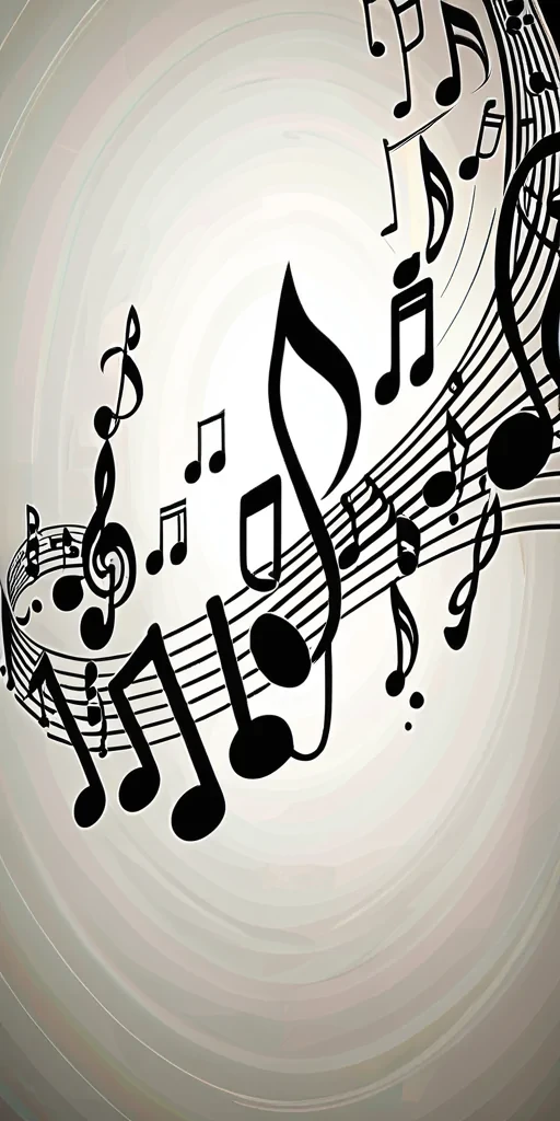 notes music background