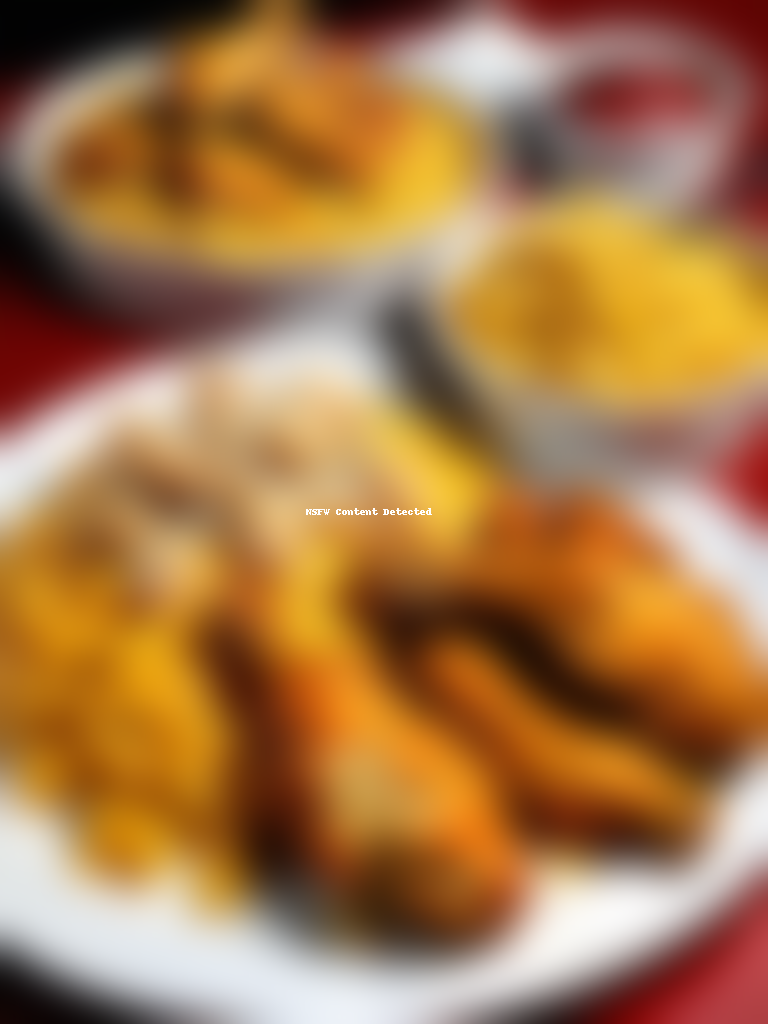 macaroni and cheese and fried chicken