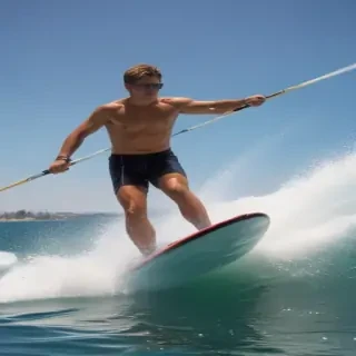 water skiing