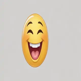 transparent laughing emoji
