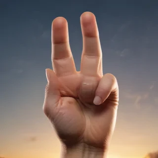 middle finger background