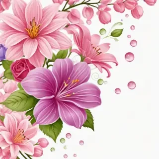 clipart transparent background flowers