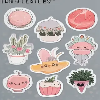 printable sticker aesthetic