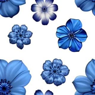 blue flower png