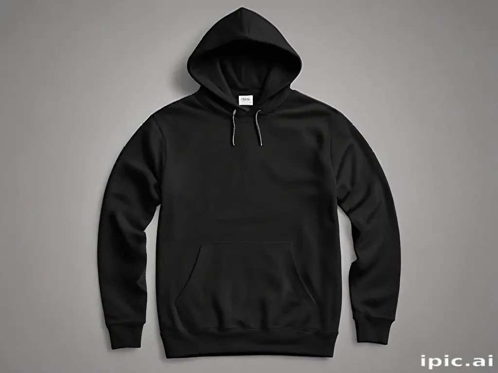 black hoodie mockup png