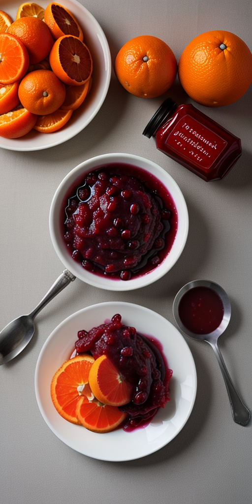 cranberry sauce with mandarin oranges