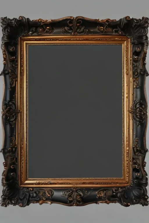 black picture frame png