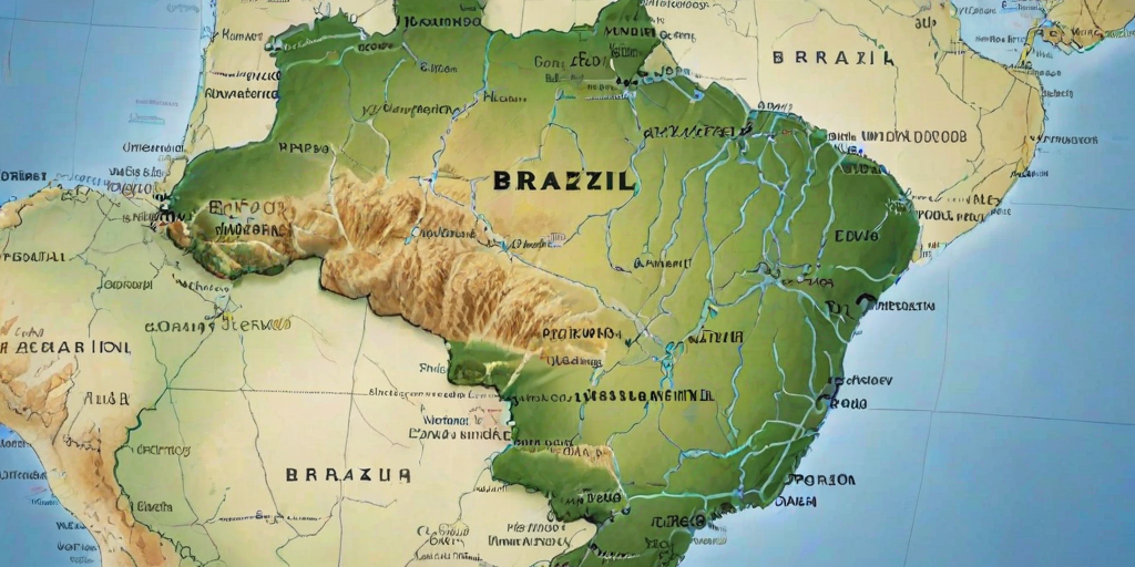 brazil map