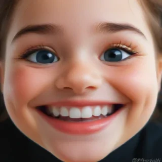 transparent happy face