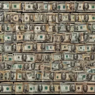 money with transparent background