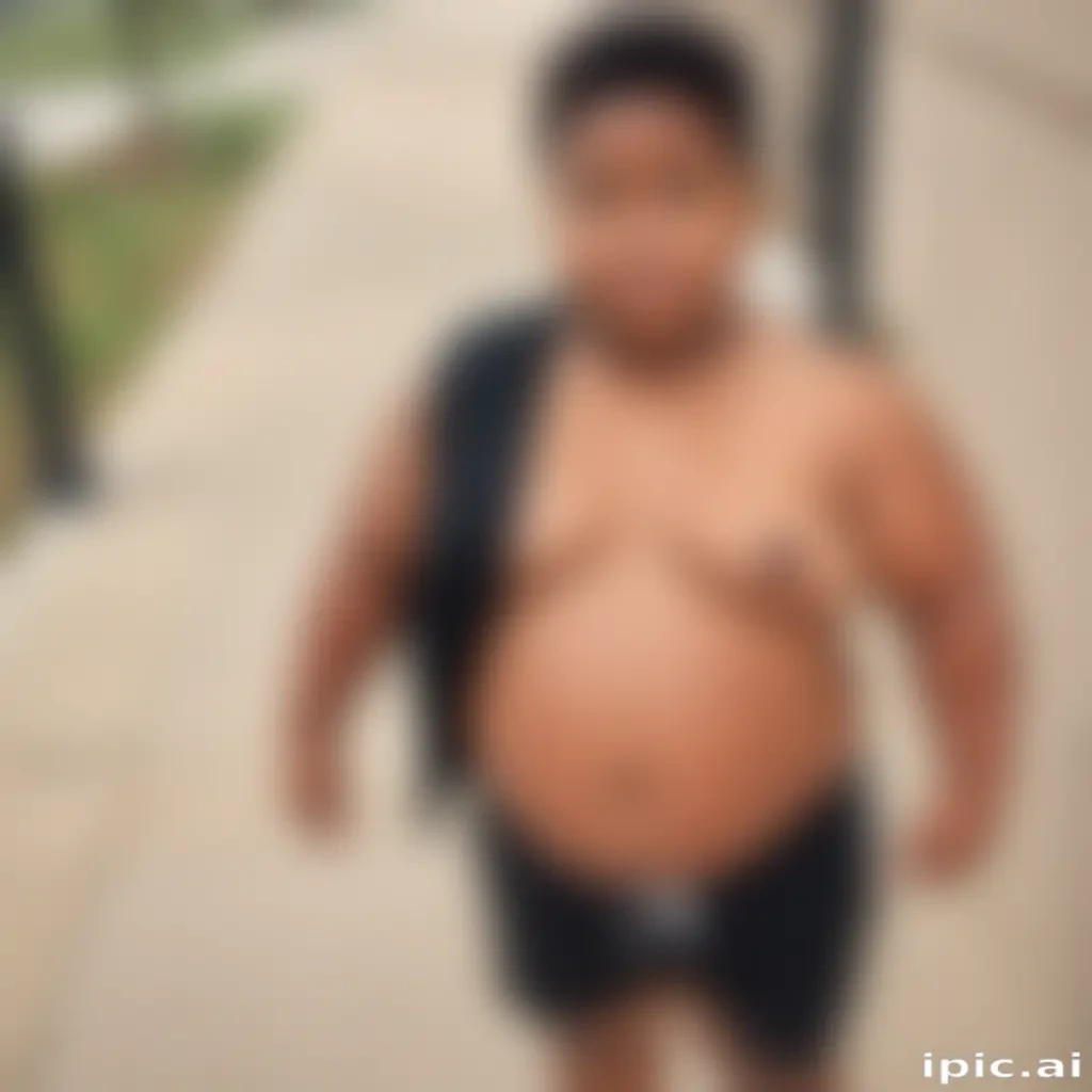 fat black kid