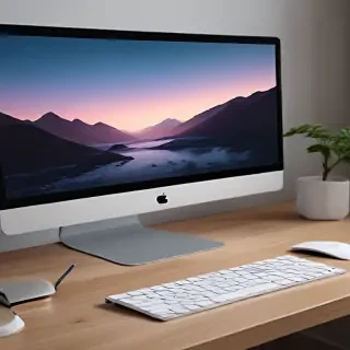 computer mockup
