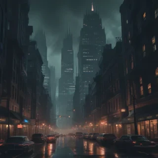 dark city aesthetic