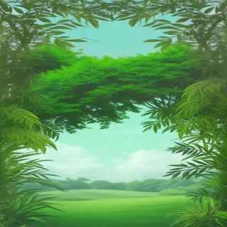 greenery background aesthetic