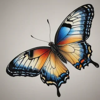 picture of a butterfly drawing
