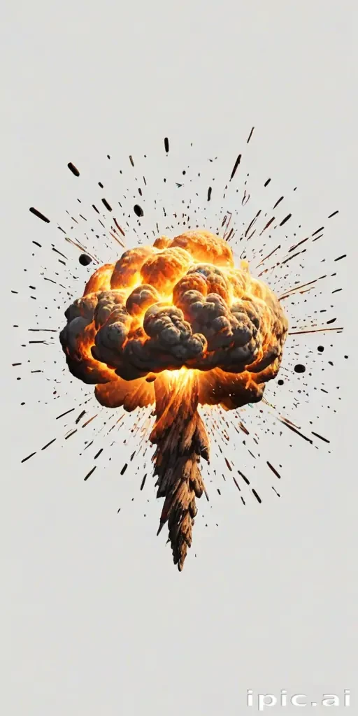 explosion transparent background