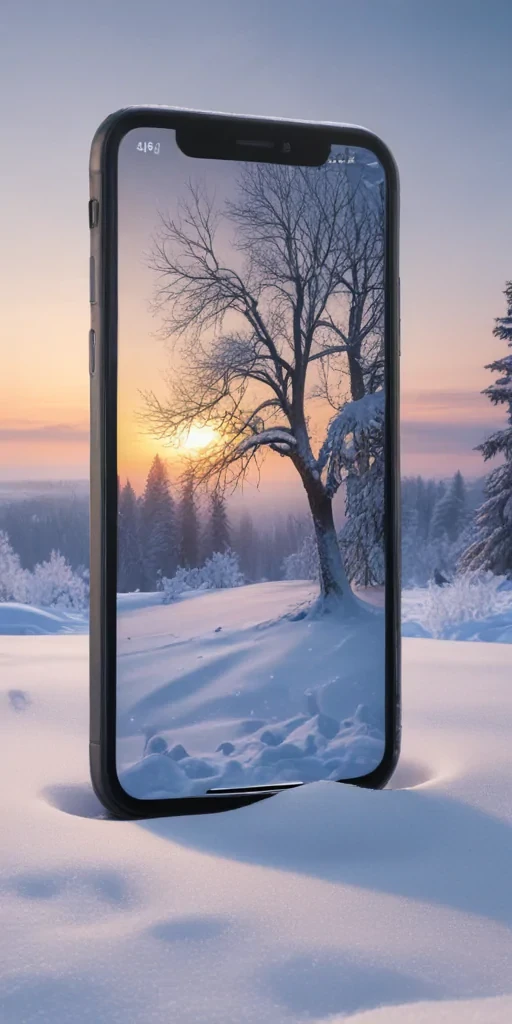 snow backgrounds for iphone