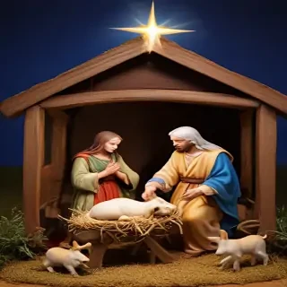 manger scene images free