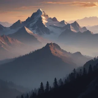 mountain silhouette