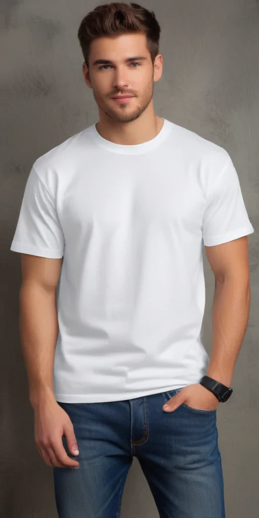 white t shirt transparent