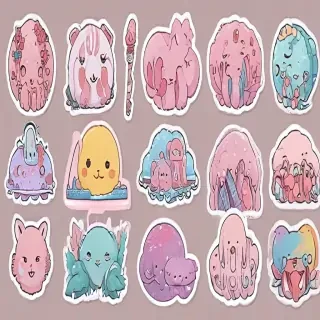 aesthetic stickers printable
