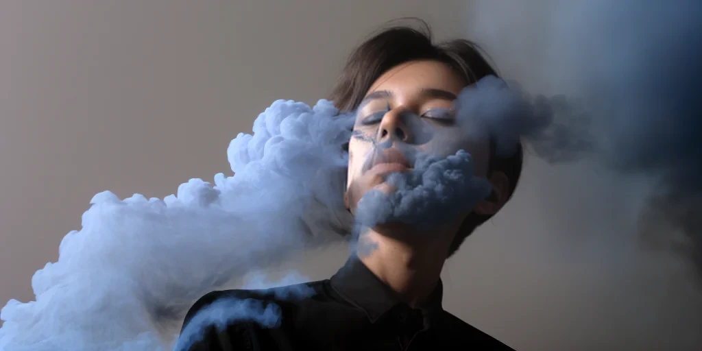 blue smoke png