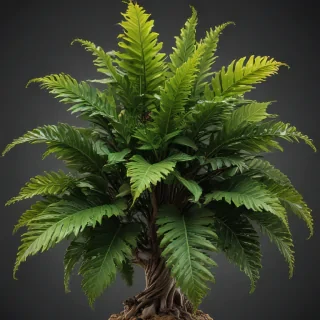 plant no background