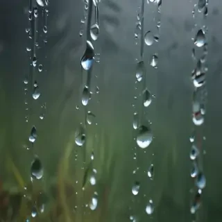 water droplets transparent