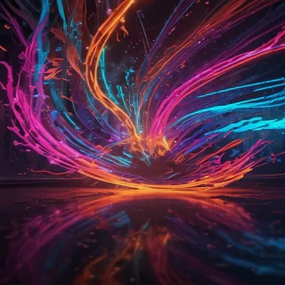 neon colorful background