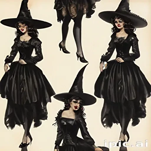vintage witch images