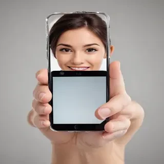 hold phone png
