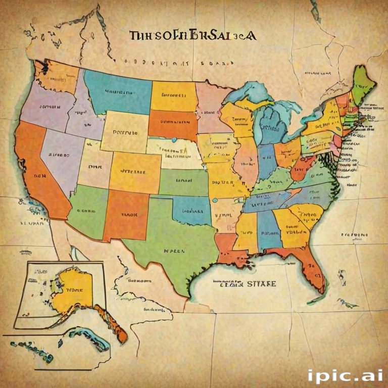 map of the usa states