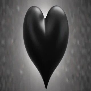 black heart image