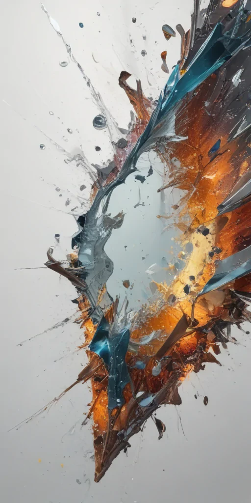 glass shattering png