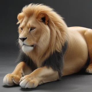 transparent lion