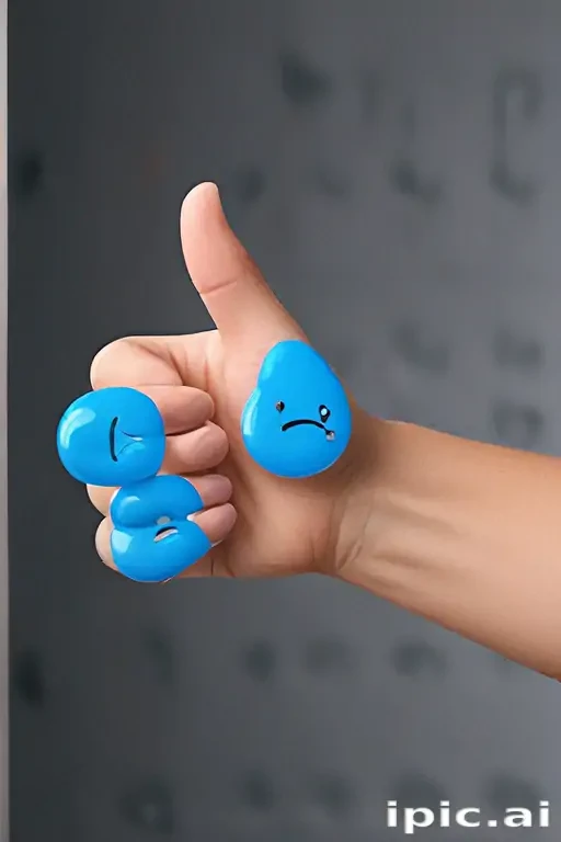 blue thumbs up emoji