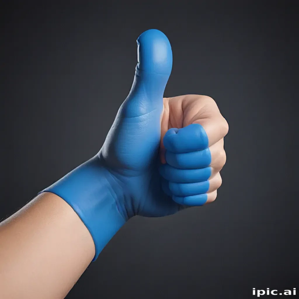 blue thumbs up emoji