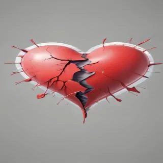 broken heart transparent