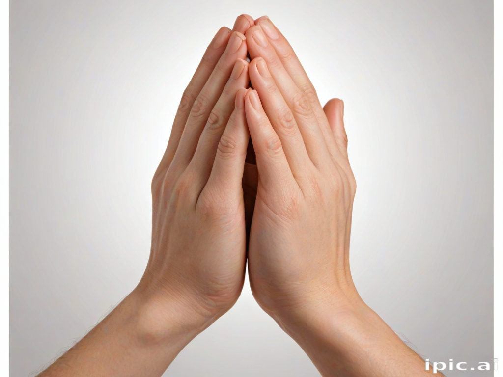 prayer hands transparent background
