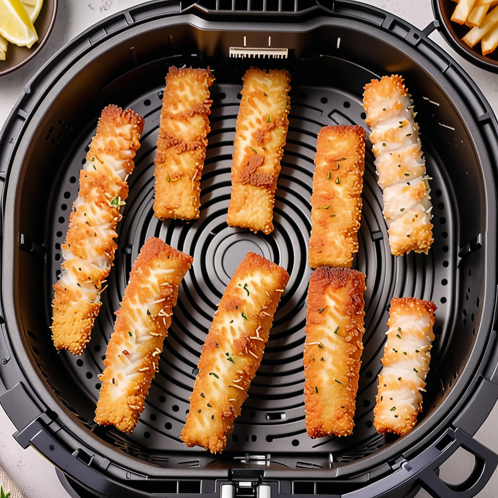 how long to cook frozen fish sticks in air fryer