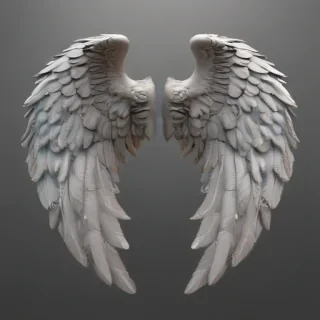 realistic angel wings png