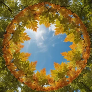 leaf circle