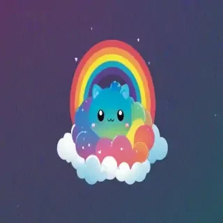 cute rainbow wallpaper