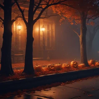 halloween aesthetic background